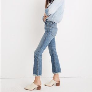 Madewell Cali Demi-Boot Jeans Comfort Stretch 25